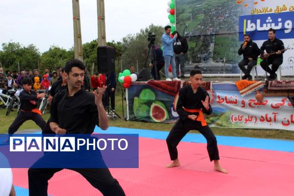 همایش پیاده‌روی خانوادگی در گلوگاه 