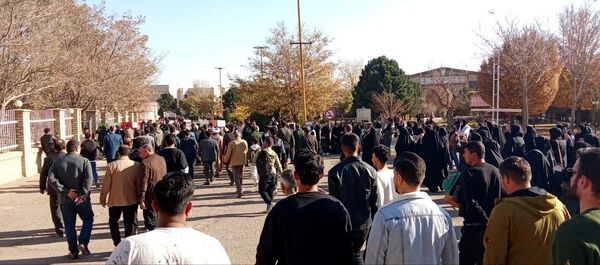 مراسم تشییع شهدای گمنام در دانشگاه آزاد تاکستان جلوه‌ای از همبستگی دانشگاهیان