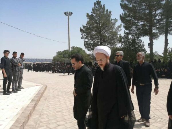 امامزاده سین حسن روستای میرآباد، میزبان مسئولان شهرستان خلیل‌آباد