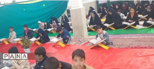 جزخوانی قرآن کریم در مساجد منطقه کوهنانی به مناسبت ماه مبارک رمضان  