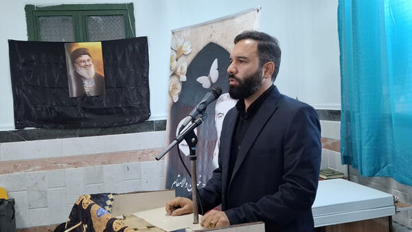 آیین افتتاح طرح توسعه سه کلاسه دبستان شهید مفتح روستای صرم