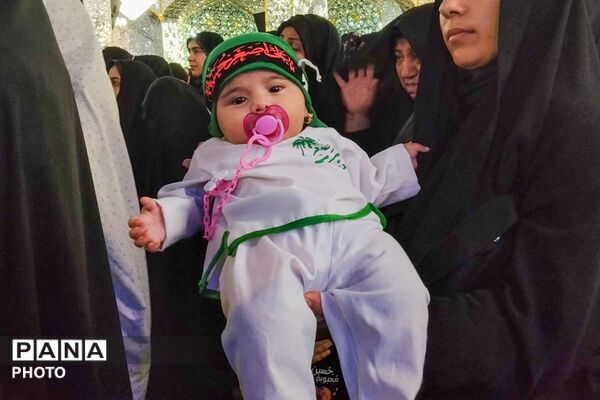 گهواره‌های سبز در سوگ کربلا؛ همایش شیرخوارگان حسینی در بجنورد
/1