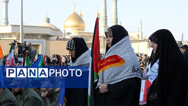 جلوه‌هایی از حضور نوجوانان قمی در رزمایش شکوه اقتدار 