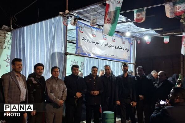 برپایی موکب فرهنگیان و دانش‌آموزان در تجمعات خونخواهی رهبر شهید