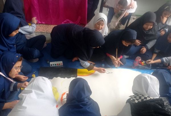 جشنواره ماها در دبستان ربابه هاشمیان یزدی شیروان