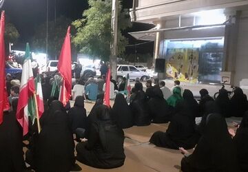 مراسم عزاداری امام حسین (ع) در شهر ملکشاهی 
