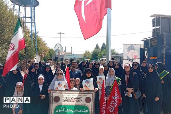 به اهتزار درآمدن پرچم خونخواهی قائد شهید امت در چهاردانگه