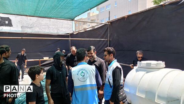 برپایی و آماده سازی موکب قرارگاه جهادی شهرستان کاشمر