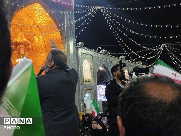 از جنگ تا اجتماع عظیم محکومیت جنایت کاران در حرم مطهر رضوی 
