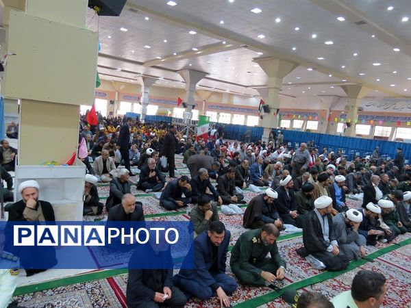 آیین یادبود شهیدان خدمت در مصلای امام خمینی(ره)  شهرستان بجنورد