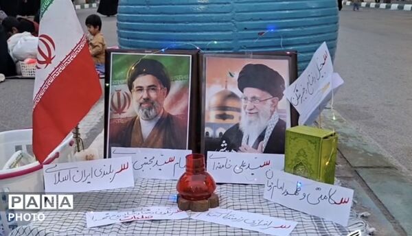 اجتماع عظیم مردمی در لحظات تحویل سال در شهرستان تربت جام