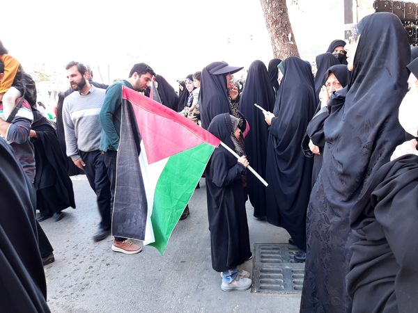 راهپیمایی روز قدس در شهر قزوین 