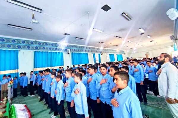 مراسم یادواره شهدا در آموزشگاه امین شهید بکائی