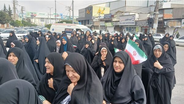 فریاد امت و راهپیمایی بشارت نصر در شهرستان محمودآباد