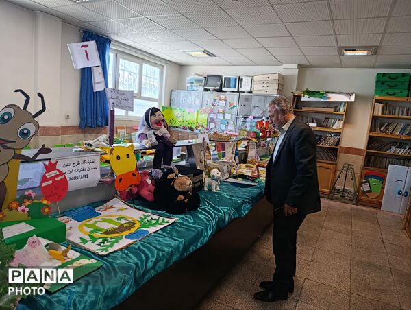 برپایی نمایشگاه دست سازه‌های قرآنی «طرح اتقان» در دبستان ابن سینا  ناحیه 3 کرج 