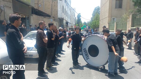 عزاداری تاسوعای حسینی در هیأت قمر بنی‌هاشم ناحیه ۴ کرج