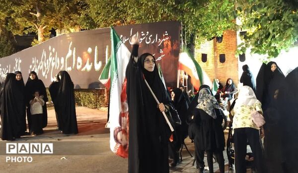 تجدید میثاق عزاداران زرقانی در شب عاشورای حسینی