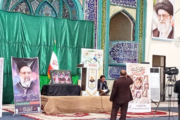 برگزاری مراسم بزرگداشت شهدای ۷ تیر و چله شهدای خدمت در شهرستان باشت