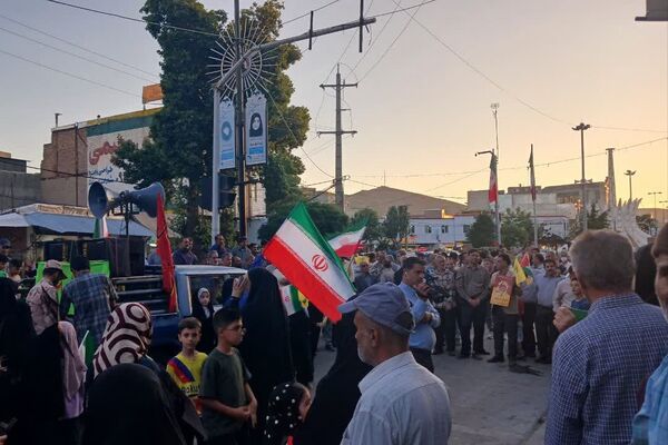 جشن بزرگ پیروزی رزمندگان اسلام در نبرد علیه رژیم صهیونیستی و آمریکای جنایتکار در شهرستان قروه
