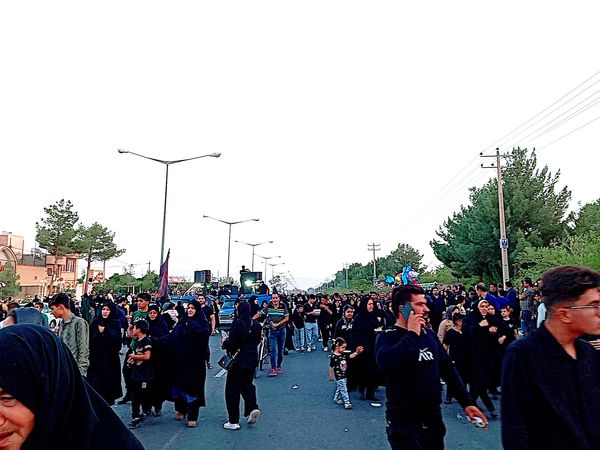 پیاده روی جاماندگان اربعین در کاشمر