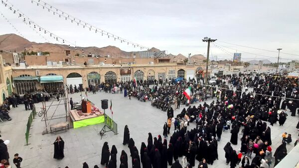 جشن بهار انقلاب در راهپیمایی ۲۲ بهمن در تفت