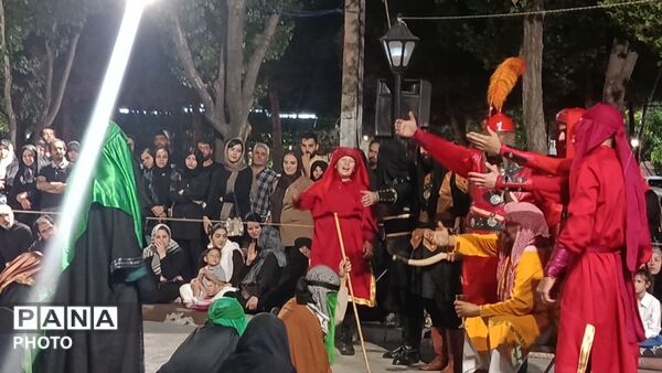 مراسم شبیه خوانی در میدان باغشمال تبریز