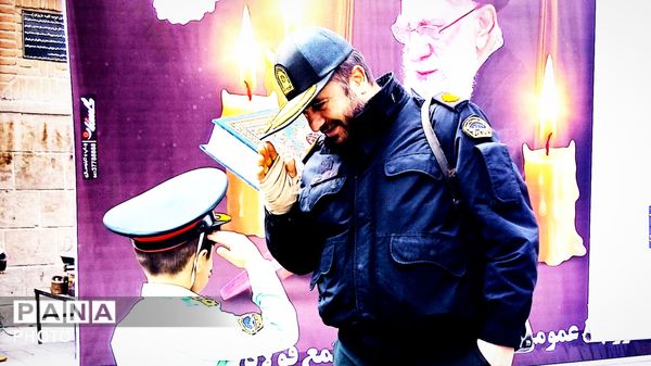  تکرار حماسه حضور و تجدید عهد با رهبر در بناب