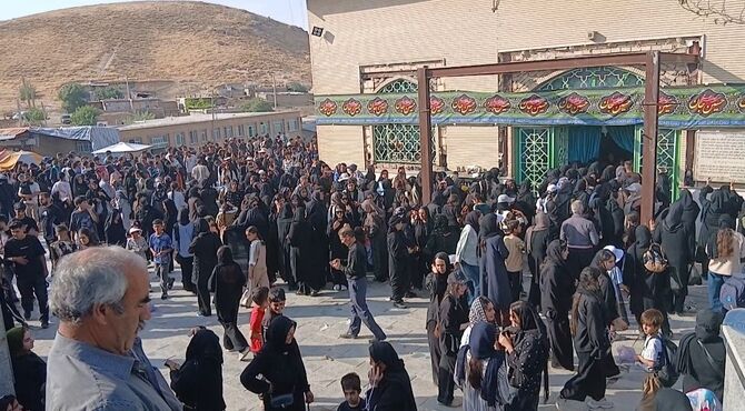 راهپیمایی باشکوه جاماندگان اربعین حسینی در کوهدشت