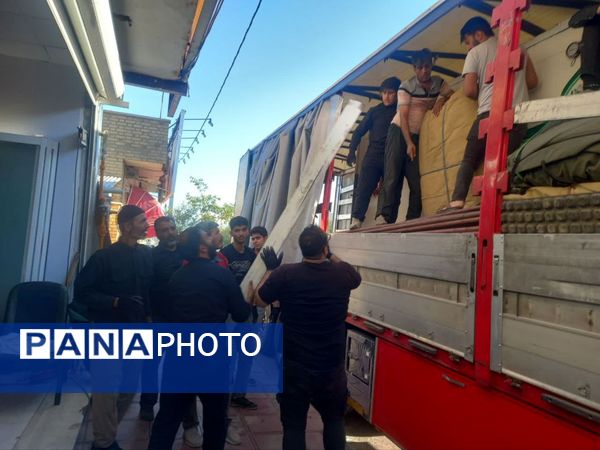 بارگیری و بدرقه موکب شباب الزینب ساوه؛ سفری به سوی خدمت به زائران