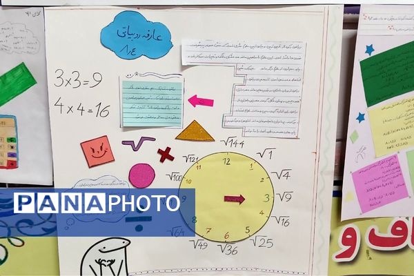 درخشش خلاقیت در نمایشگاه ریاضی دبیرستان یادگار امام (ره)
