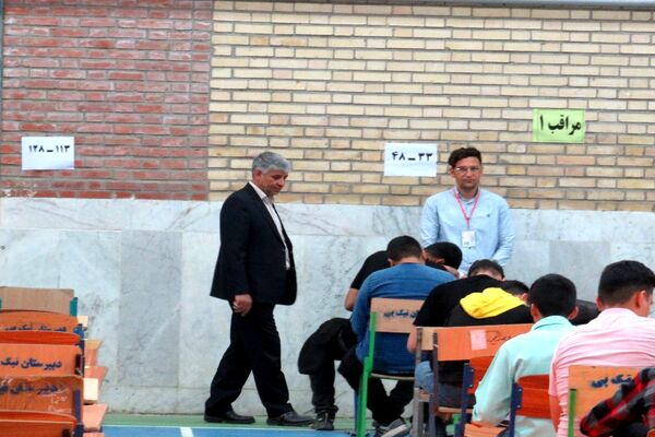 بازدید ستادی از حوزه‌های برگزاری امتحانات نهایی در شهرستان فاروج 
