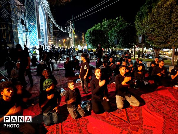 مراسم عزاداری شب سوم ماه محرم در نیشابور 