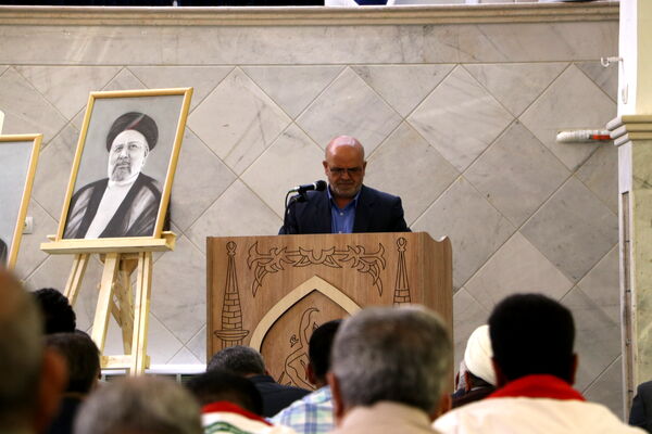 مراسم بزرگداشت شهدای خدمت در مسجد جامع شهرستان آباده 