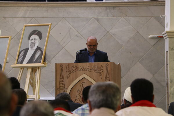 مراسم بزرگداشت شهدای خدمت در مسجد جامع شهرستان آباده 
