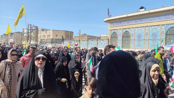 حماسه آفرینی مردم اراک در روز قدس