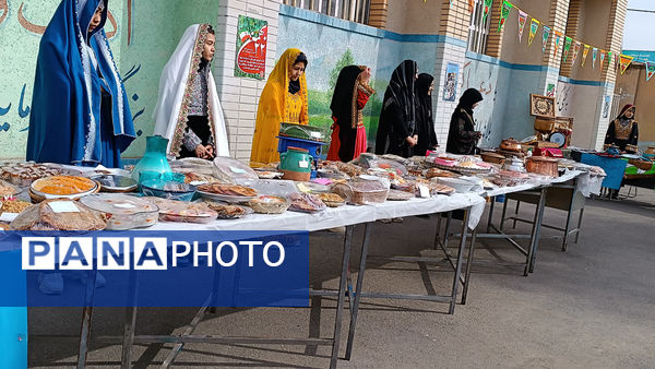 جشنواره لباس و غذاهای محلی در شهر قنوات 
