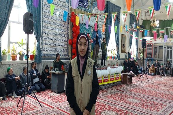 جشن انقلاب به مناسبت راهپیمایی یوم‌الله ۲۲ بهمن در مسجد جامع شهر بار