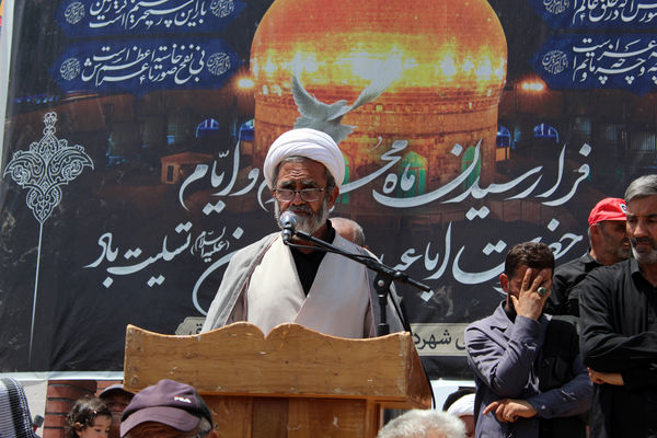 عزاداری تاسوعای حسینی در شهر درق 