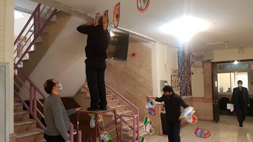 مدیران مدارس در قالب پروژه مهر، فضاسازی مدرسه را انجام می‌دهند