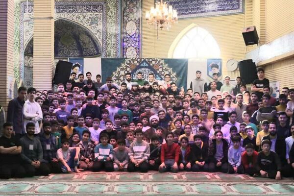  مراسم معنوی اعتکاف در مسجد رسول اکرم شهرری