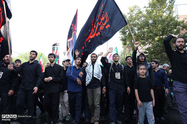 پیاده‌روی جاماندگان اربعین در تهران - 2