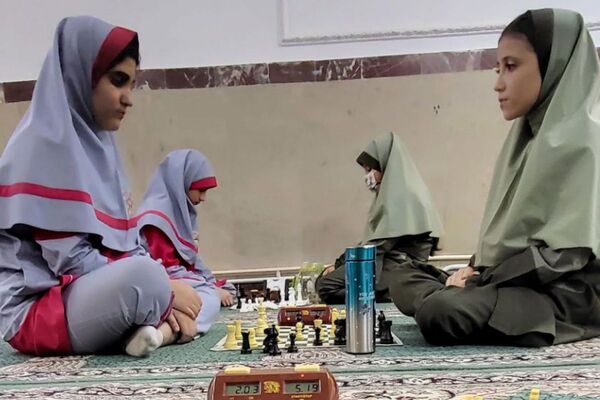 اختتامیه مسابقات شطرنج دختران بهارستان دو