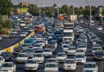 وضعیت ترافیکی معابر و بزرگراه‌های پایتخت