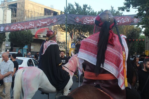 حرکت نمادین کاروان اسرای کربلا در فردیس