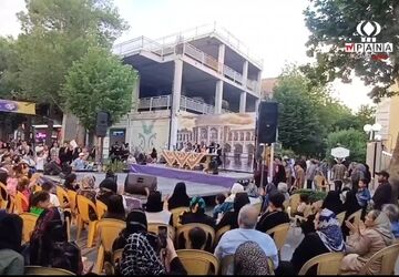 گزارشی به مناسبت هفته فرهنگی اصفهان در چهارباغ عباسی