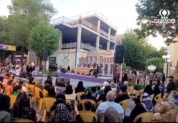 گزارشی به مناسبت هفته فرهنگی اصفهان در چهارباغ عباسی