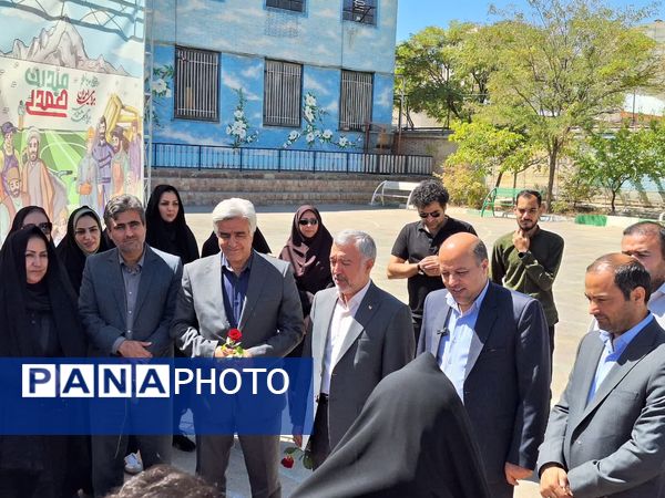 افتتاح زمین چمن هنرستان تربیت بدنی محمد شهرستانی ناحیه ۶ مشهد