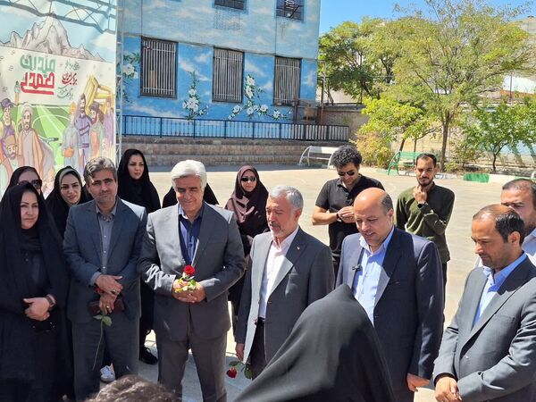 افتتاح زمین چمن هنرستان تربیت بدنی محمد شهرستانی ناحیه ۶ مشهد