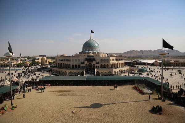 مراسم تعزیه‌خوانی در امامزاده شاه‌کرم اصفهان