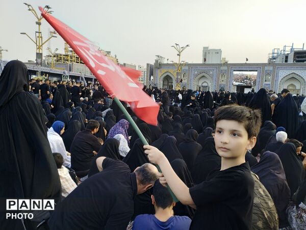 مشهد مقدس در سوگ امام مهربانی ها